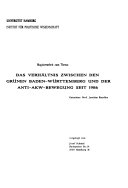 "Der informelle Faktor": Baden-Württembergs Grüne und die Anti-Atom-Bewegung seit Tschernobyl