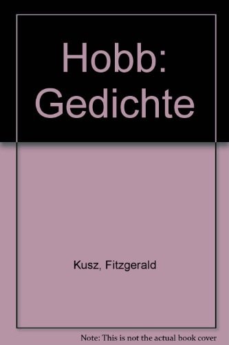 Hobb: Gedichte