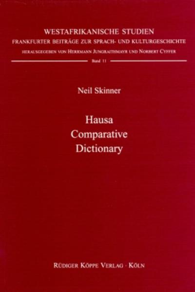 Hausa Comparative Dictionary