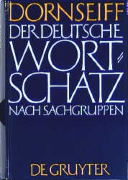 Der deutsche Wortschatz nach Sachgruppen