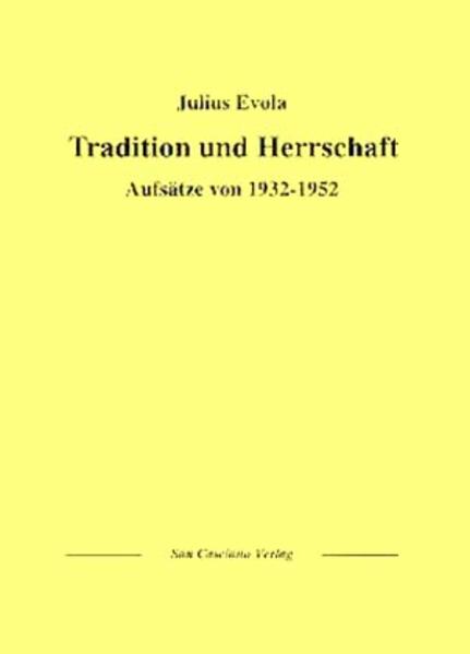 Tradition und Herrschaft