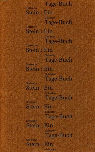 Ein Geburts-Tage-Buch