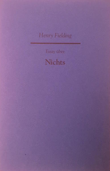 Essay über Nichts