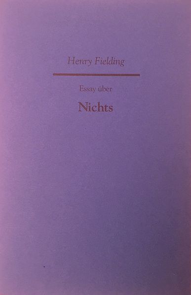Essay über Nichts