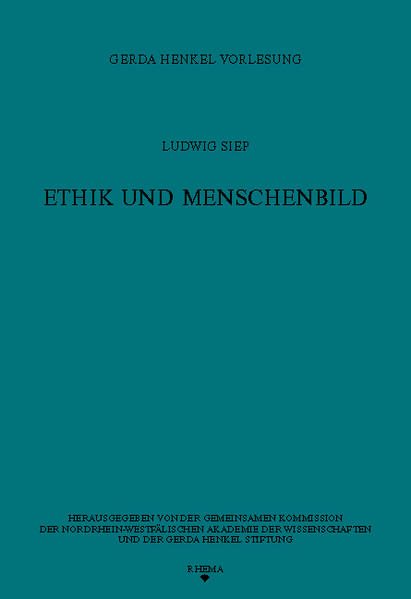 Ethik und Menschenbild