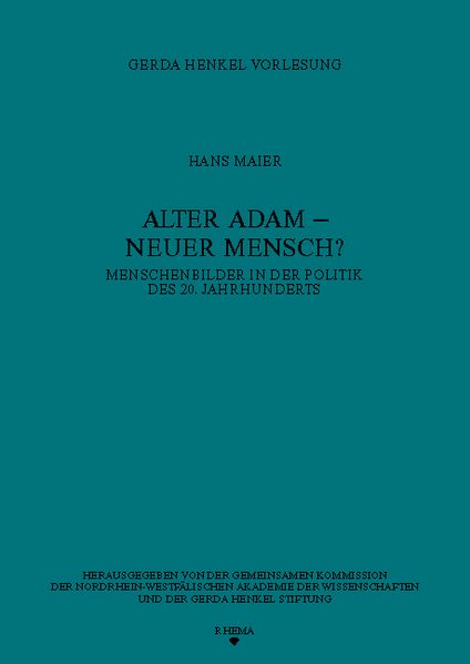Alter Adam - Neuer Mensch?