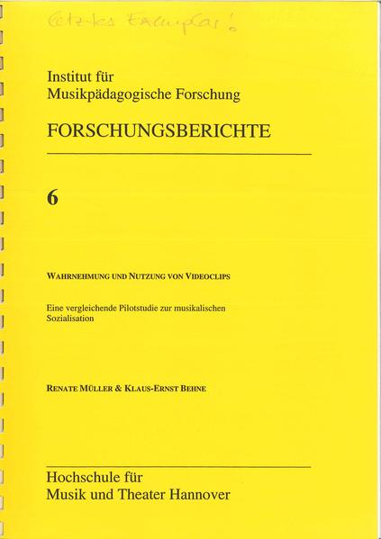 Wahrnehmung und Nutzung von Videoclips