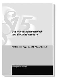 Das Minderheitsgeschlecht und die Mindestquote