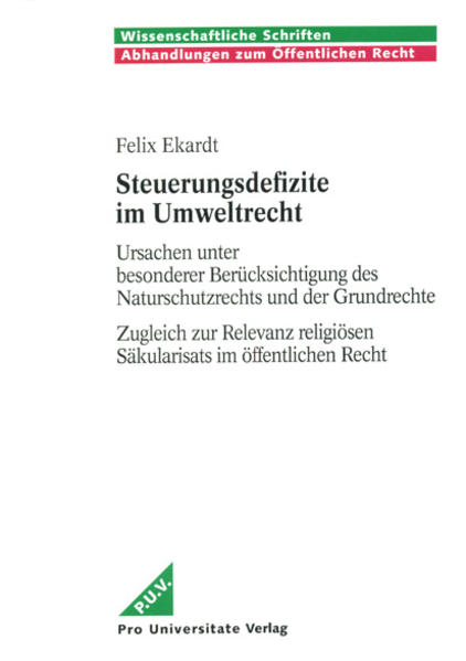 Steuerungsdefizite im Umweltrecht
