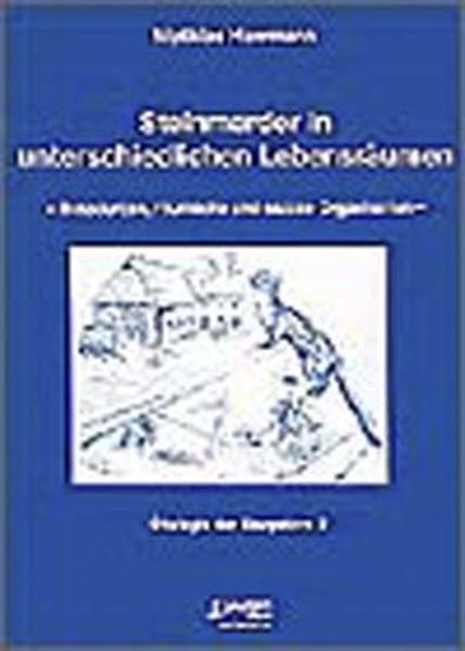 Steinmarder in unterschiedlichen Lebensräumen