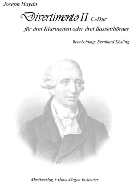 Divertimento II in C Dur für drei Klarinetten oder drei Bassetthörner