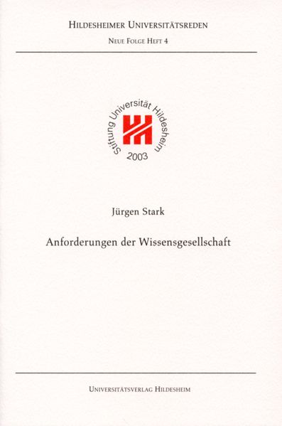 Anforderungen der Wissensgesellschaft