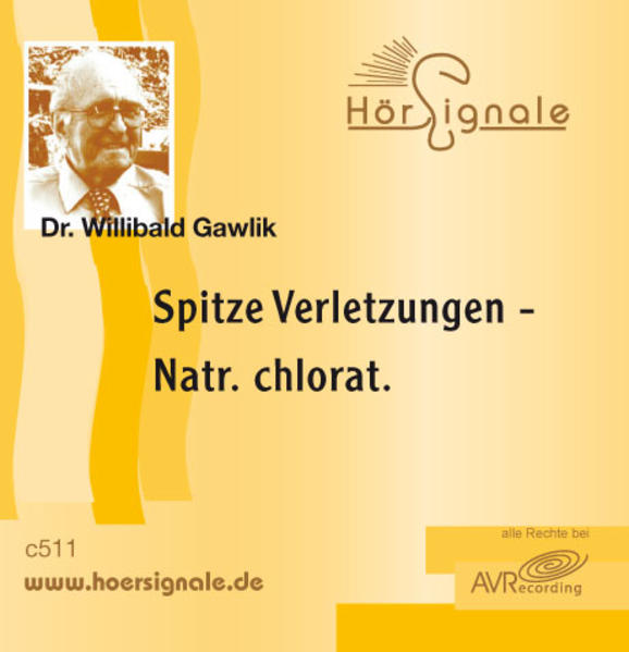 Spitze Verletzungen - Natr. chlorat.