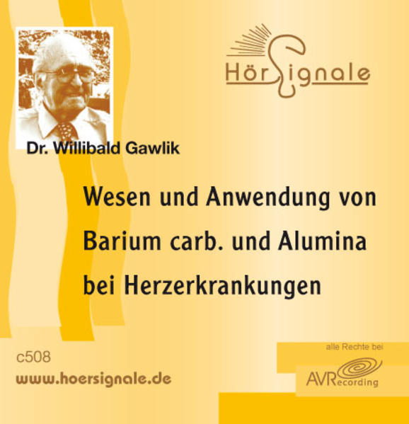Wesen und Anwendung von Barium carb. und Alumina bei Herzerkrankheiten