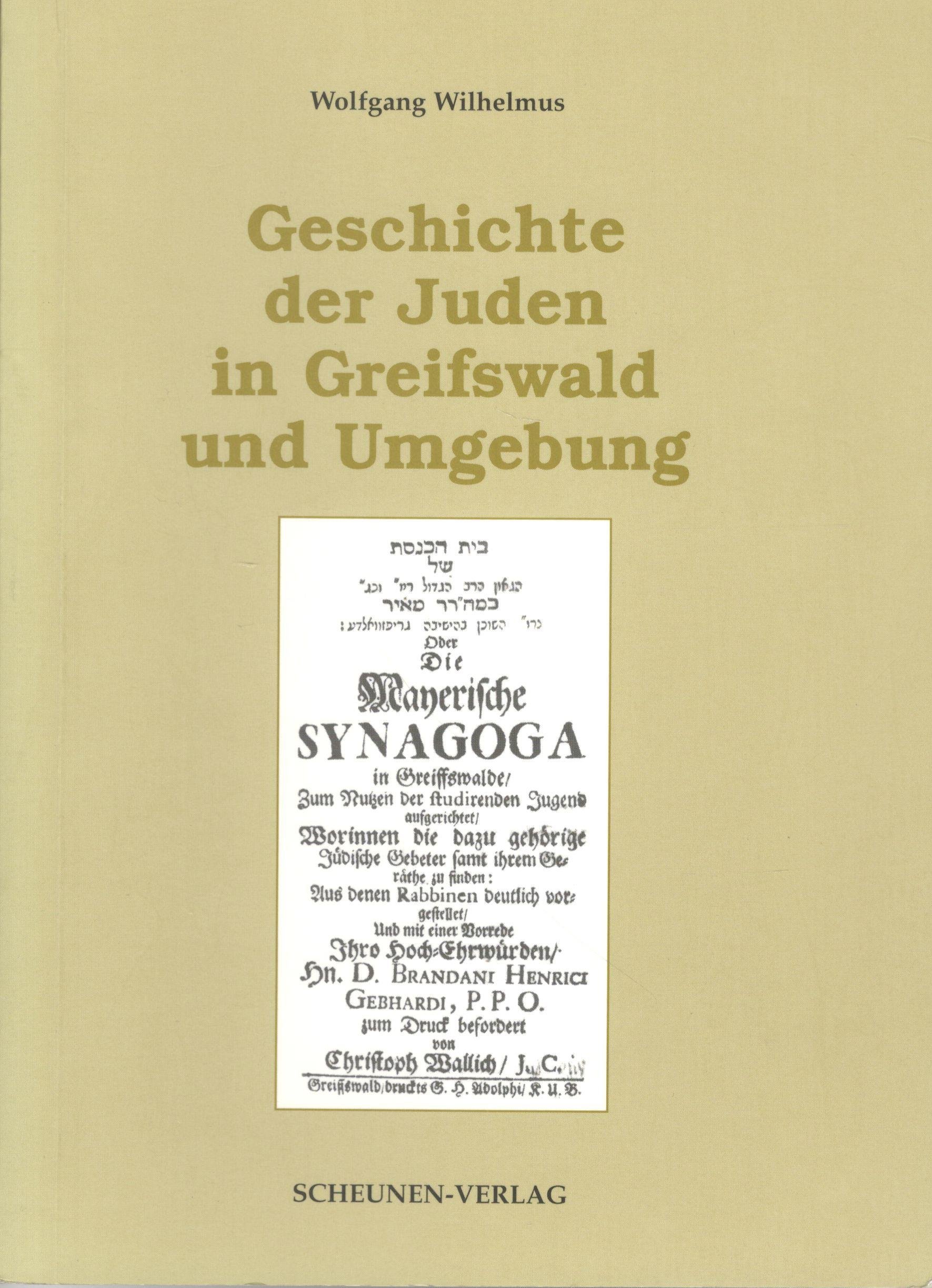 Geschichte der Juden in Greifswald und Umgebung
