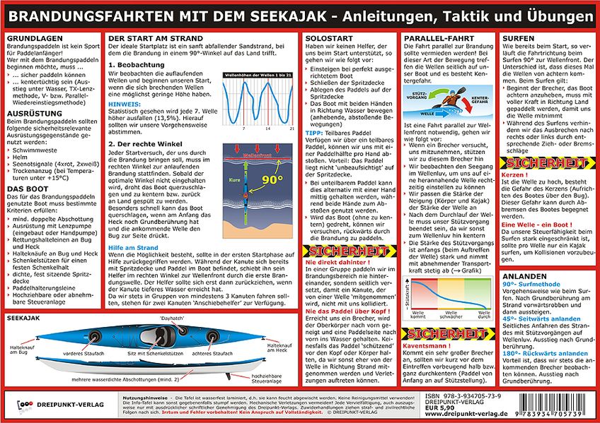 Brandungsfahrten mit dem Seekajak