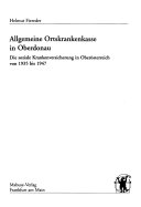 Allgemeine Ortskrankenkasse in Oberdonau