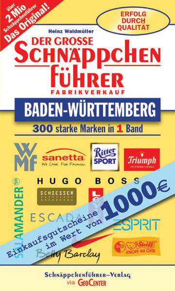 Der grosse Schnäppchenführer Baden-Württemberg