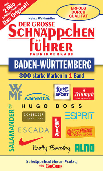 Der grosse Schnäppchenführer Baden-Württemberg