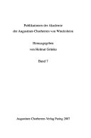 Zwischen Augsburg und Rom. Der Pollinger Augustiner-Chorherr Eusebius Amort (1692-1775)