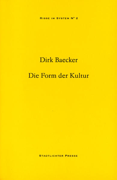 Die Form der Kultur
