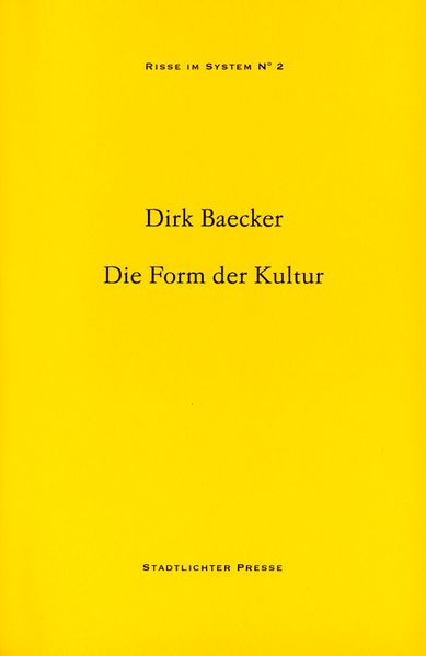 Die Form der Kultur