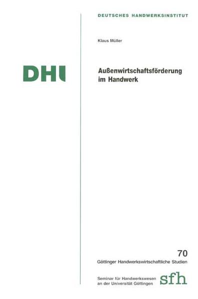 Aussenwirtschaftsförderung im Handwerk