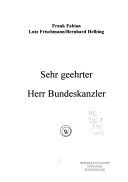 Sehr geehrter Herr Bundeskanzler