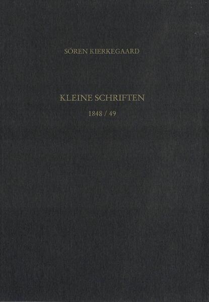 Gesammelte Werke und Tagebücher / Kleine Schriften 1848/49