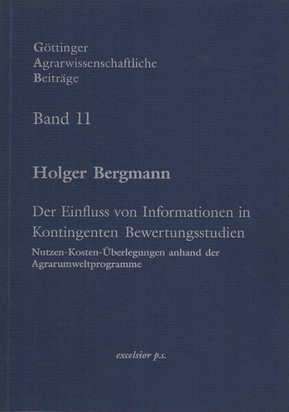 Der Einfluss von Informationen in Kontingenten Bewertungsstudien