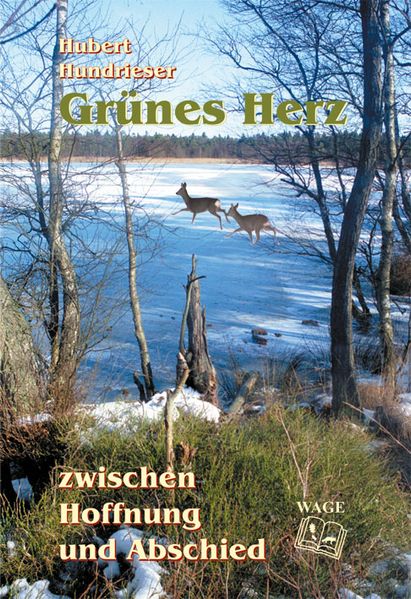 Grünes Herz zwischen Hoffnung und Abschied