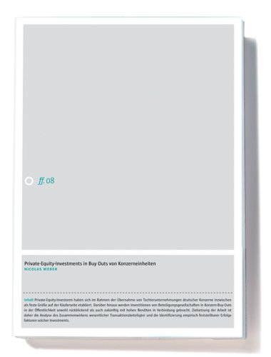 Private-Equity-Investments in Buy Outs von Konzerneinheiten