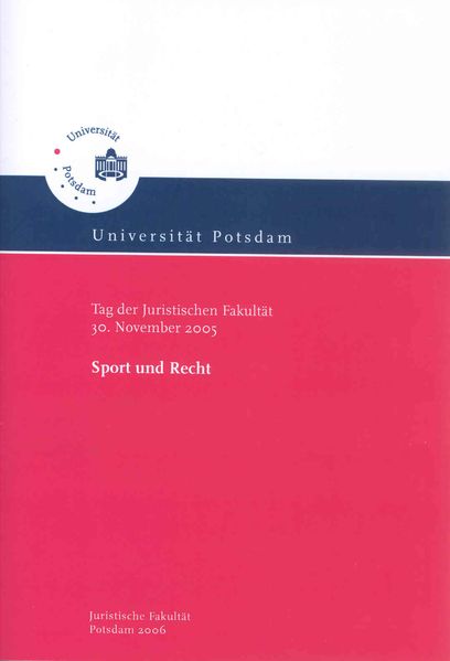 Sport und Recht