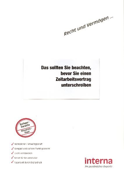 Das sollten Sie beachten, bevor Sie einen Zeitarbeitsvertrag unterschreiben