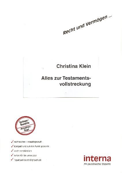 Alles zur Testamentsvollstreckung