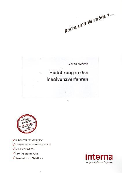 Einführung in das Insolvenzverfahren
