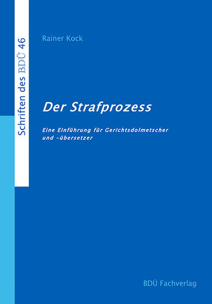 Der Strafprozess