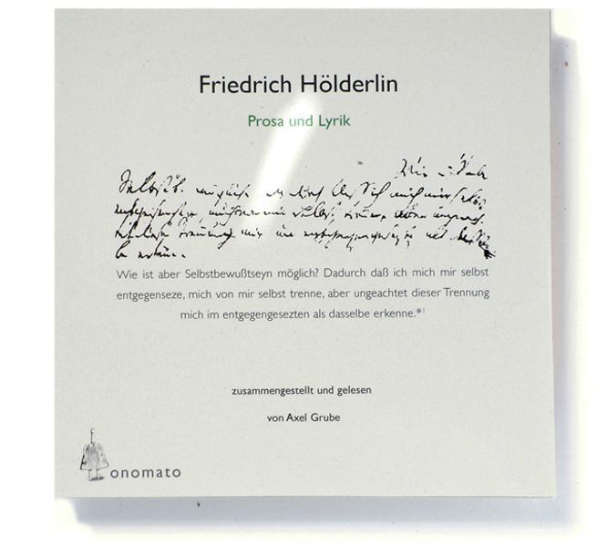 Friedrich Hölderlin − Lyrik und Prosa