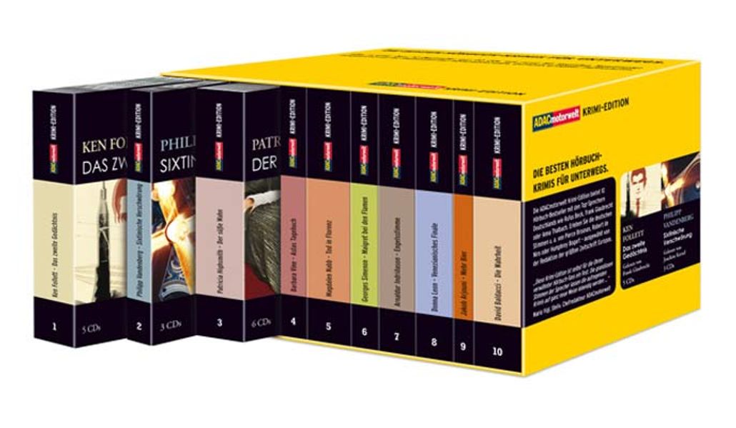 10er Box - ADACmotorwelt Krimi-Edition