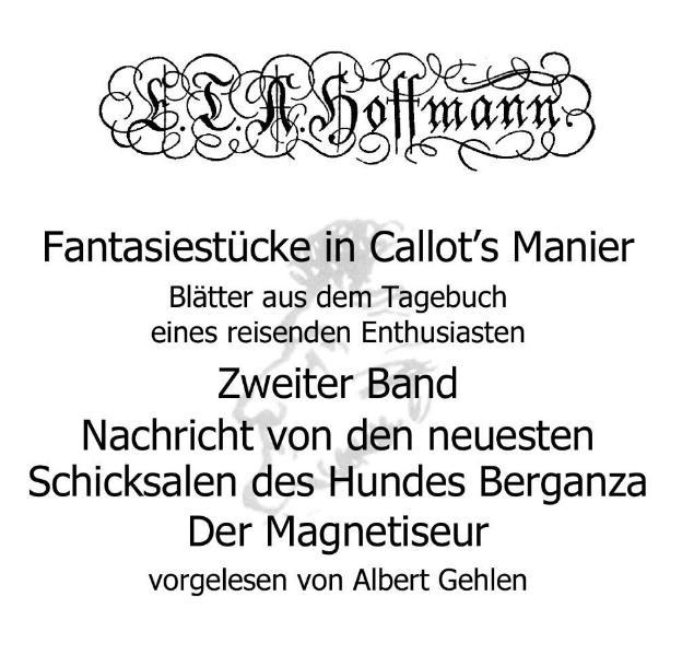 Fantasiestücke in Callots Manier