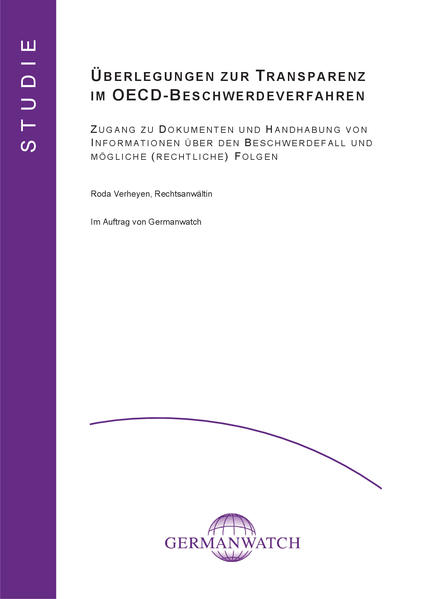 Überlegungen zur Transparenz im OECD-Beschwerdeverfahren