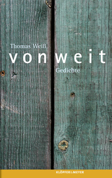 von weit