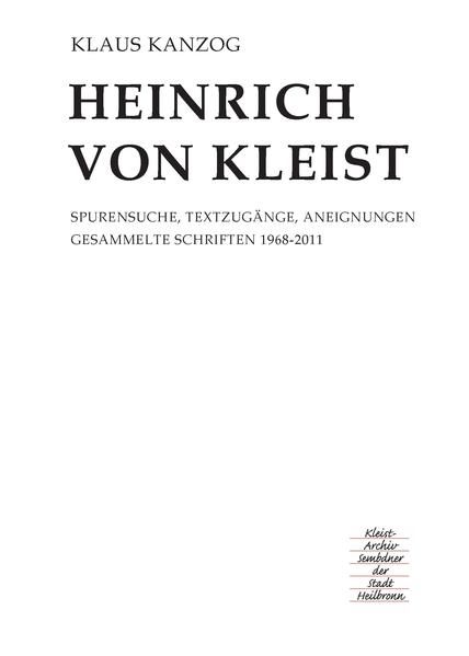 Heinrich von Kleist