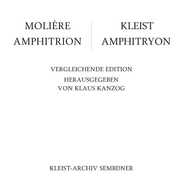 Amphitrion - Amphitryon
