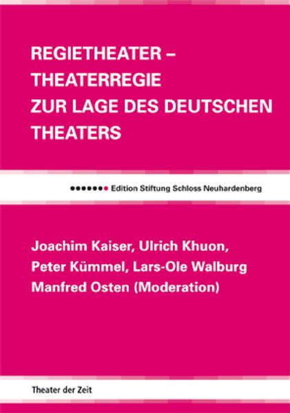 Regietheater – Theaterregie