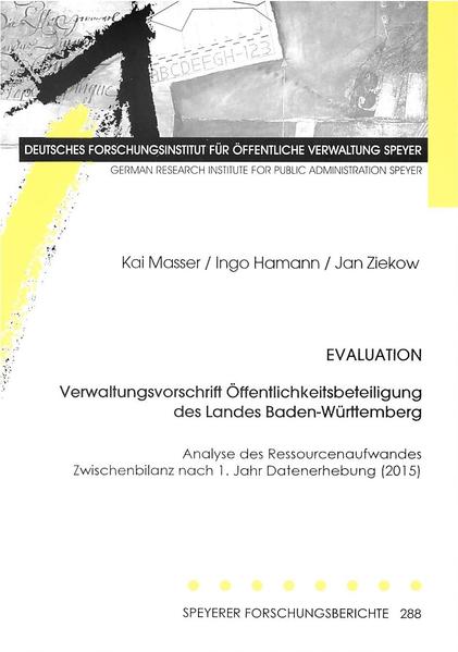 Evaluation Verwaltungsvorschrift Öffentlichkeitsbeteiligung des Landes Baden-Württemberg