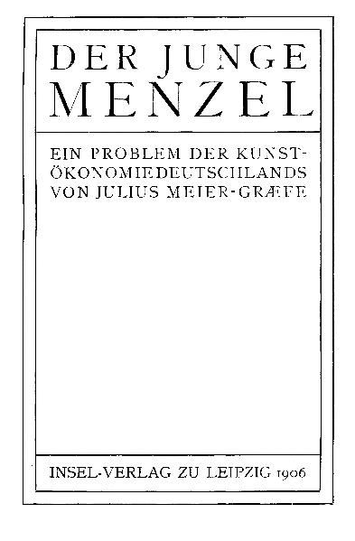 Der junge Menzel