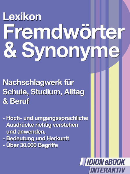 Lexikon Fremdwörter Synonyme