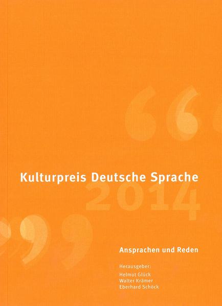 Kulturpreis Deutsche Sprache 2014