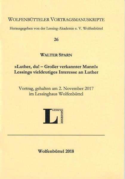 "Luther, du! - Großer verkannter Mann!"